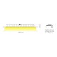 Downlight panel LED Redondo 300mm Níquel 24W